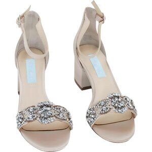 Betsey Johnson SB-Mel Heeled Sandal Champagne Women's US 6 M